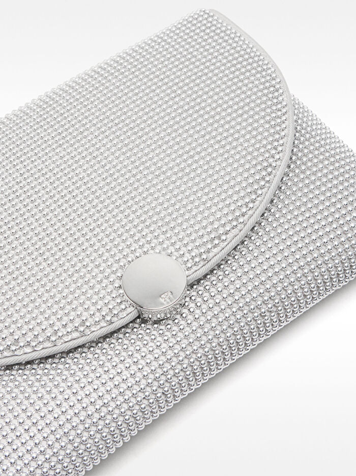 File Kumaş Parti Çantası