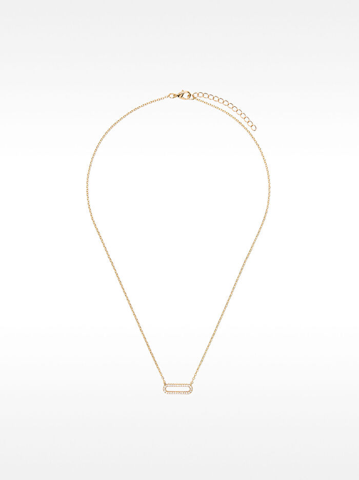 Zirkon Taşlı Kısa Kolye