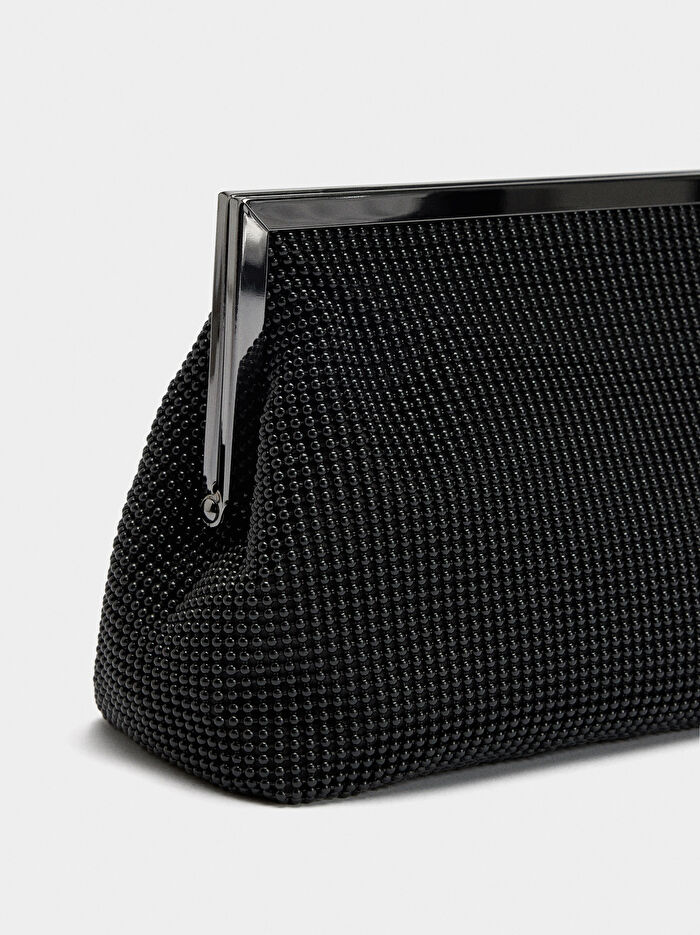 File Kumaş Parti Çantası