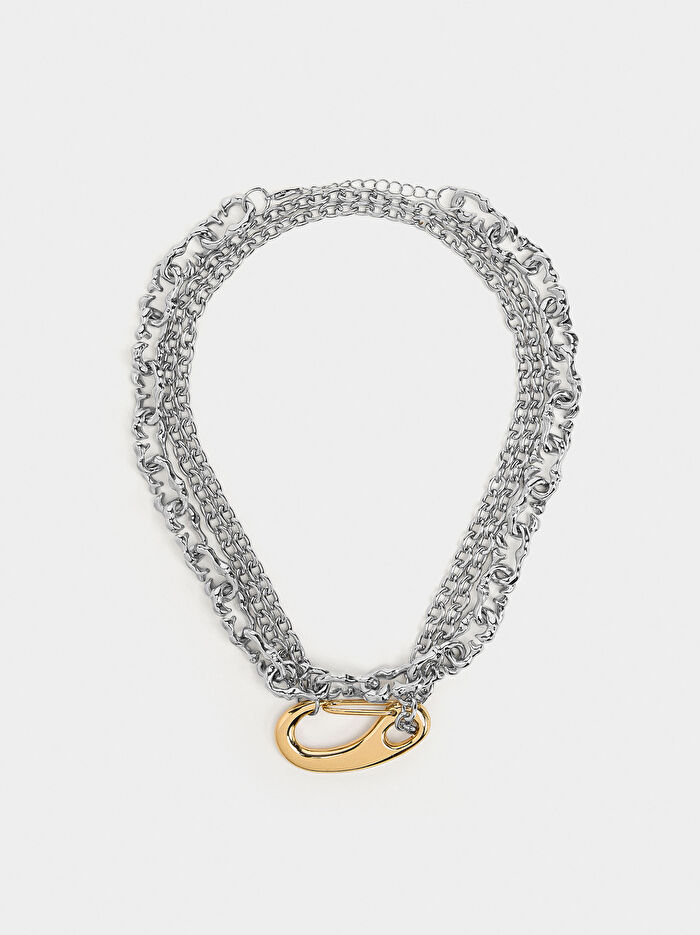 Bağlantılı ve Yıldızlı Kolye Seti