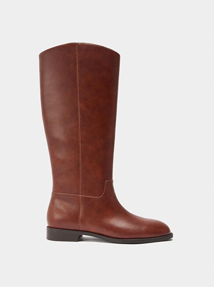 Kısa Topuklu Çizme