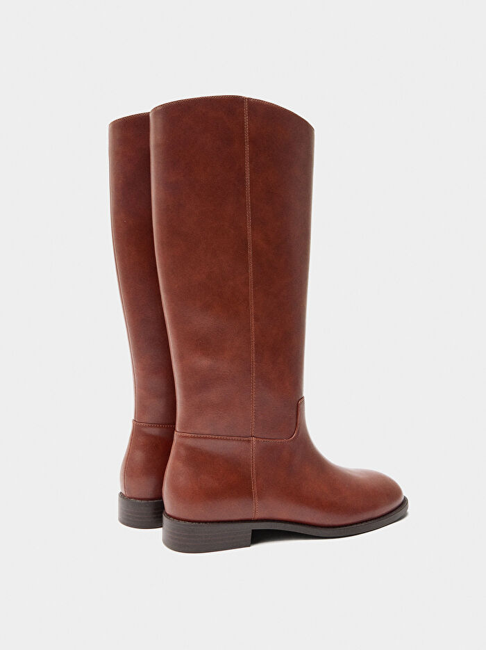 Kısa Topuklu Çizme