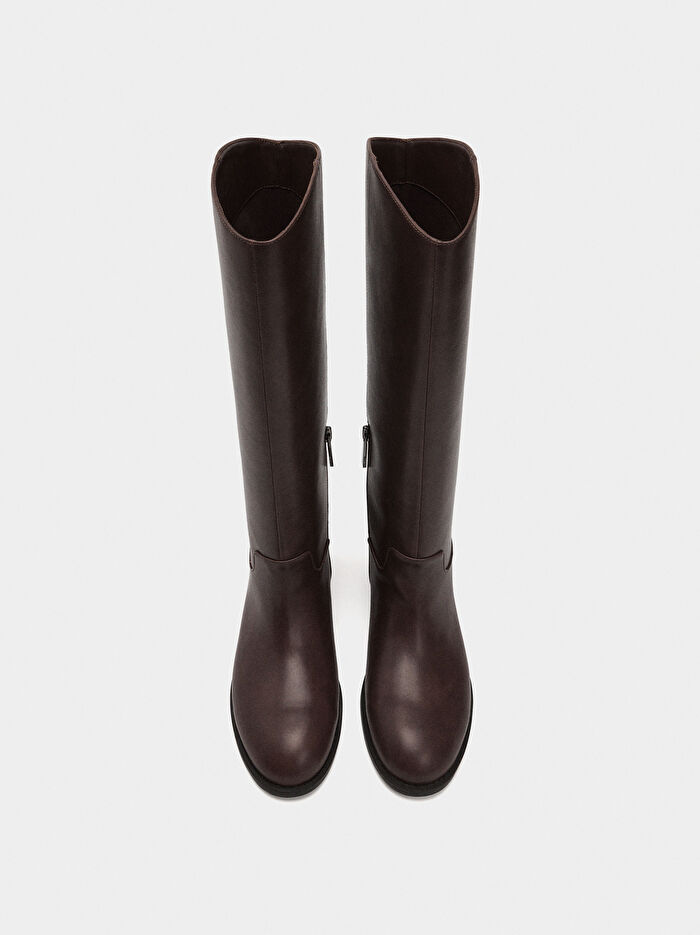 Kısa Topuklu Çizme