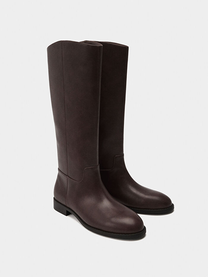 Kısa Topuklu Çizme