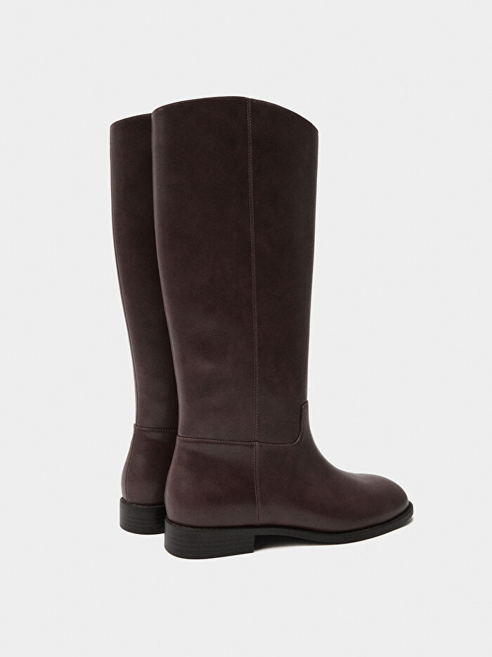 Kısa Topuklu Çizme