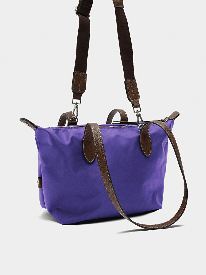 Teknik Kumaş Shopper Çanta S