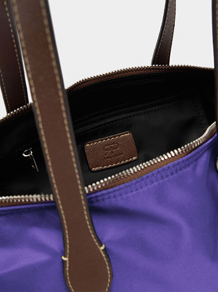 Teknik Kumaş Shopper Çanta S