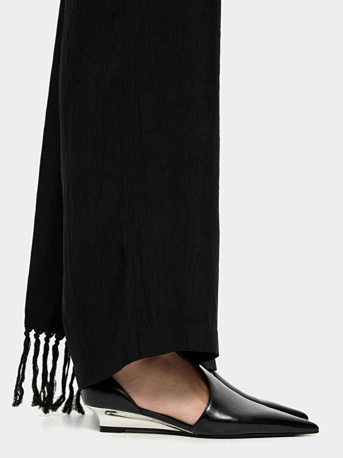 T-Bar Topuklu Ayakkabı