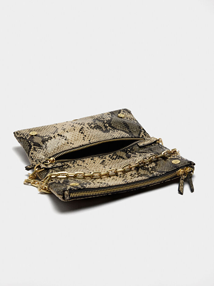 Hayvan Desenli Parti Çantası