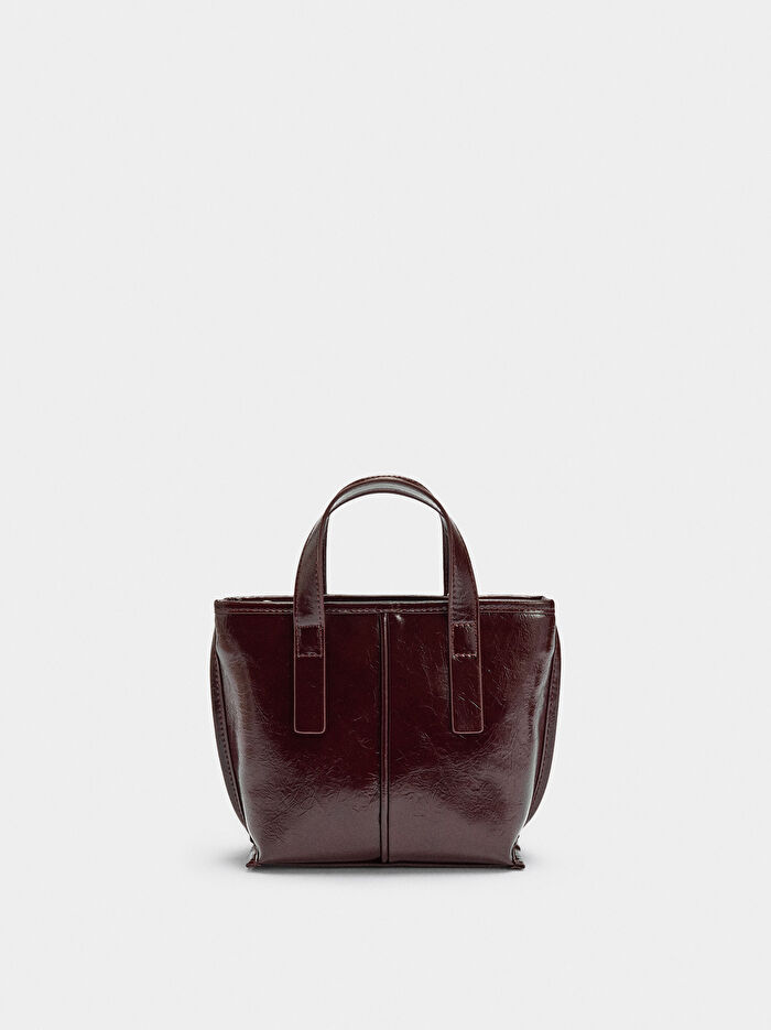 Çapraz Askılı Tote Çanta