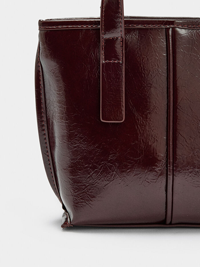 Çapraz Askılı Tote Çanta