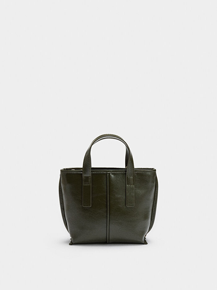 Çapraz Askılı Tote Çanta