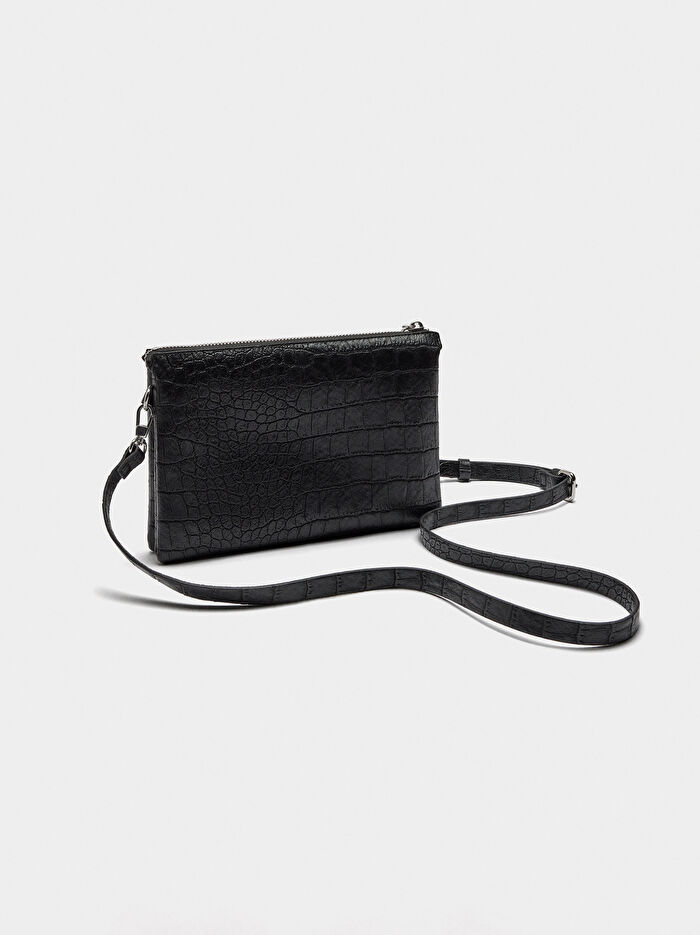 Hayvan Desenli Çapraz Askılı Çanta