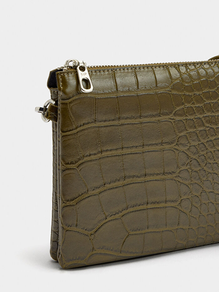 Hayvan Desenli Çapraz Askılı Çanta