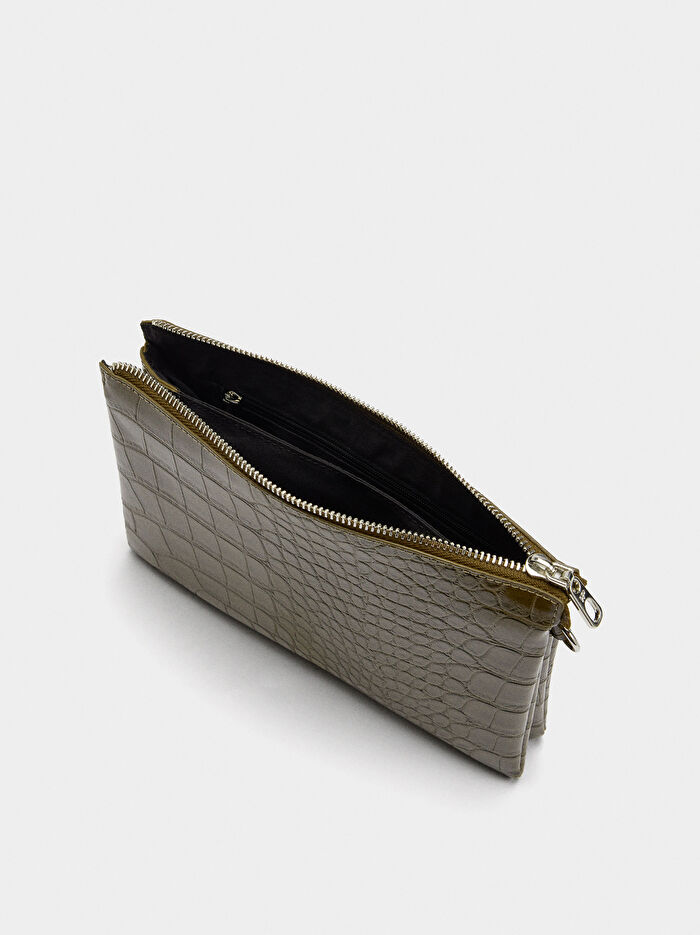 Hayvan Desenli Çapraz Askılı Çanta