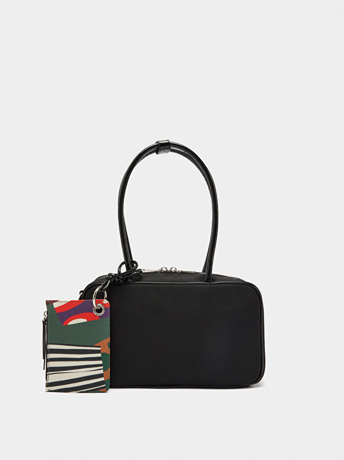 Charm'lı Teknik Kumaş Bowling Çanta