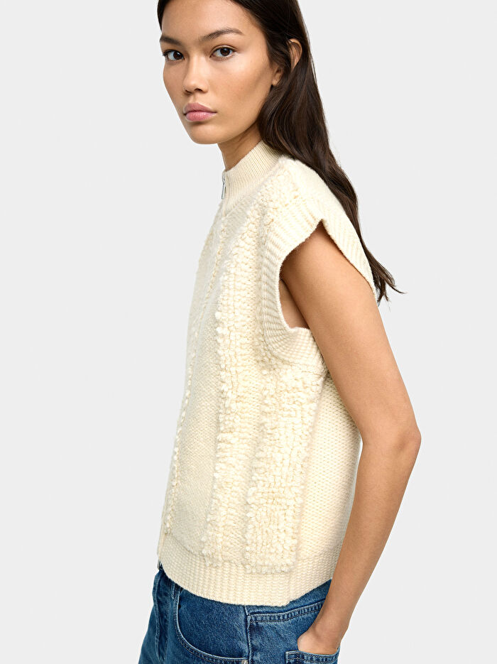 Fermuarlı Örme Üst