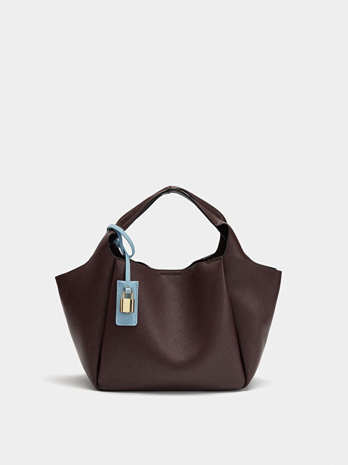 Çıkarılabilir Charm'lı Tote Çanta