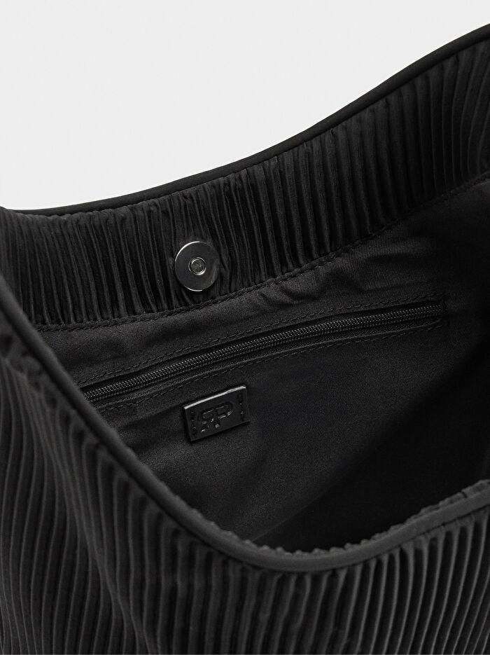 İç Cepli Teknik Kumaş Omuz Çantası