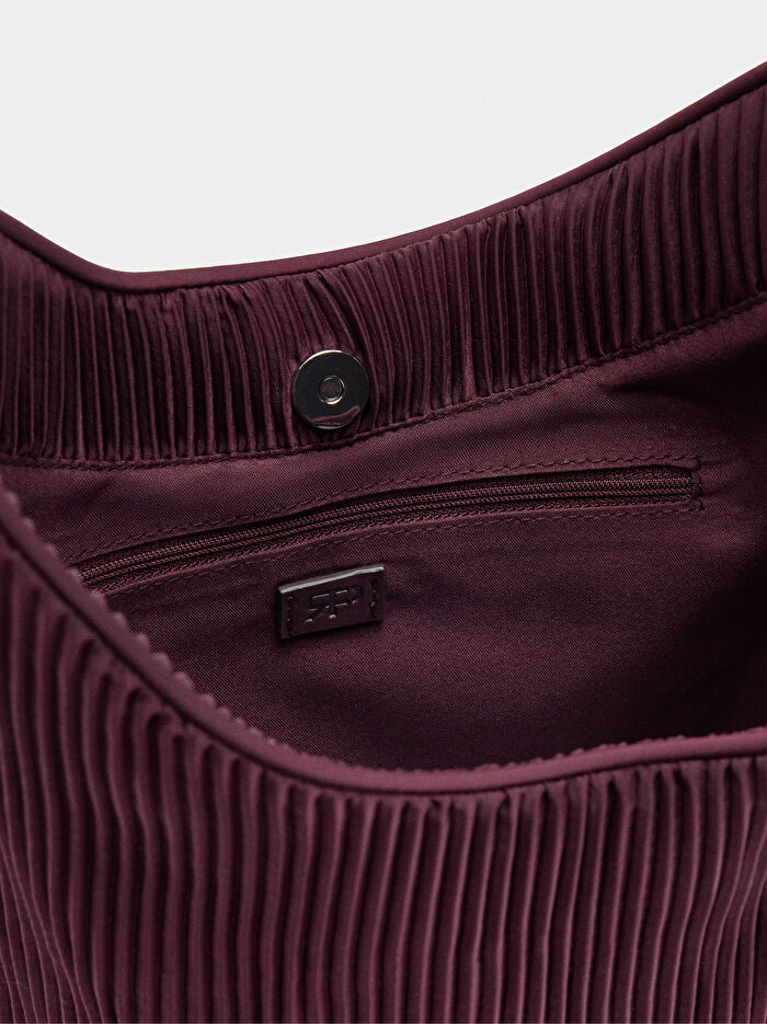 İç Cepli Teknik Kumaş Omuz Çantası