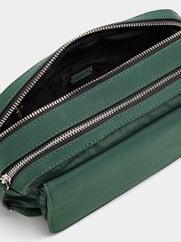 Teknik Kumaş Çapraz Askılı Çanta