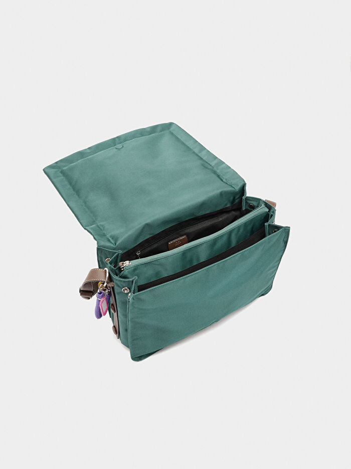 Teknik Kumaş Çapraz Askılı Çanta XL