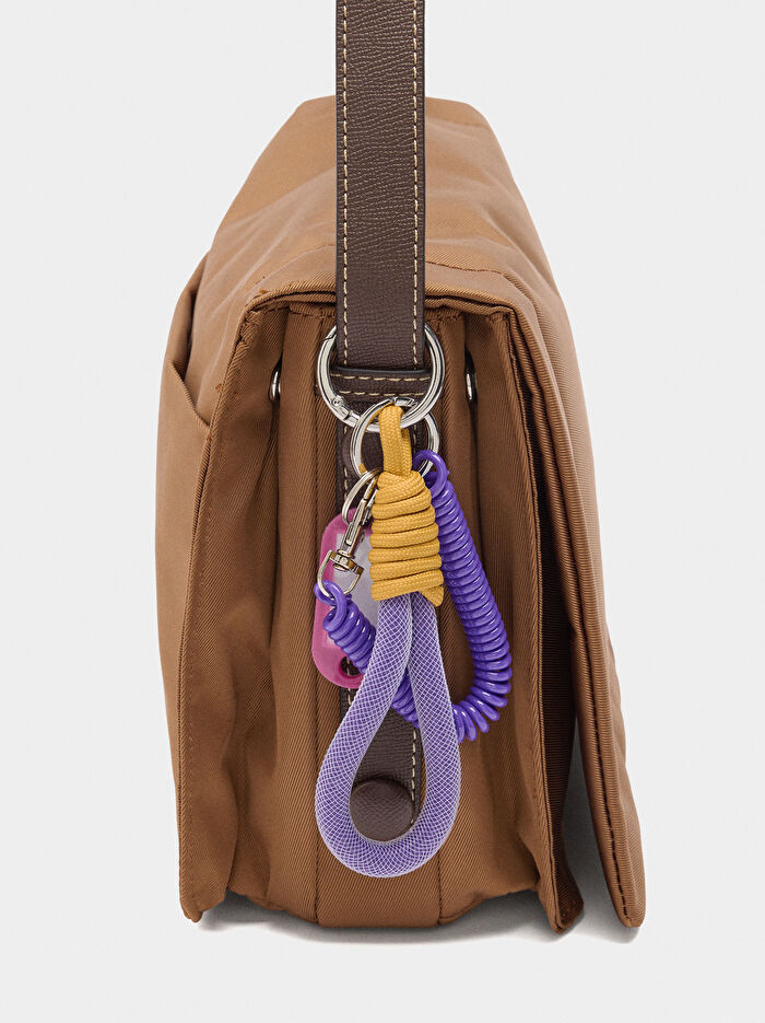 Teknik Kumaş Çapraz Askılı Çanta S