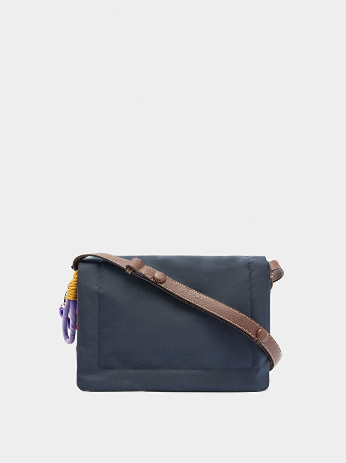 Teknik Kumaş Çapraz Askılı Çanta S