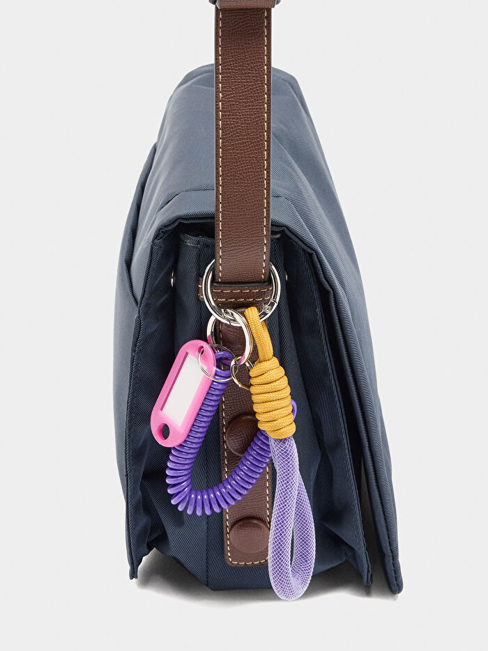 Teknik Kumaş Çapraz Askılı Çanta S