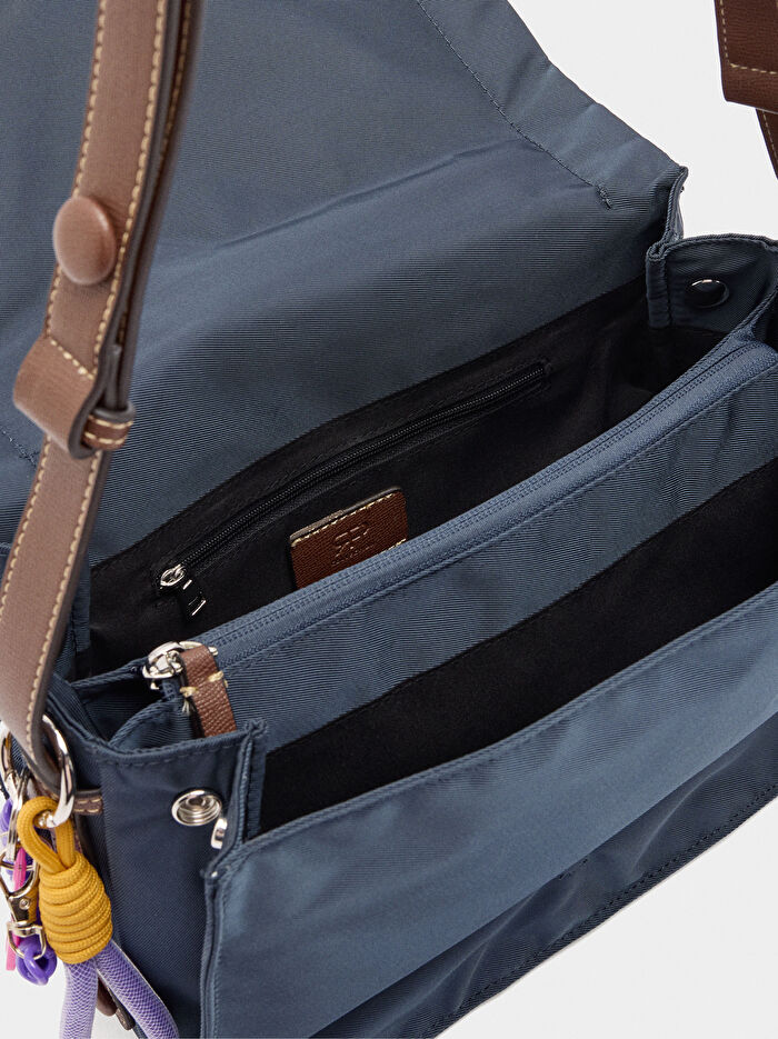 Teknik Kumaş Çapraz Askılı Çanta S