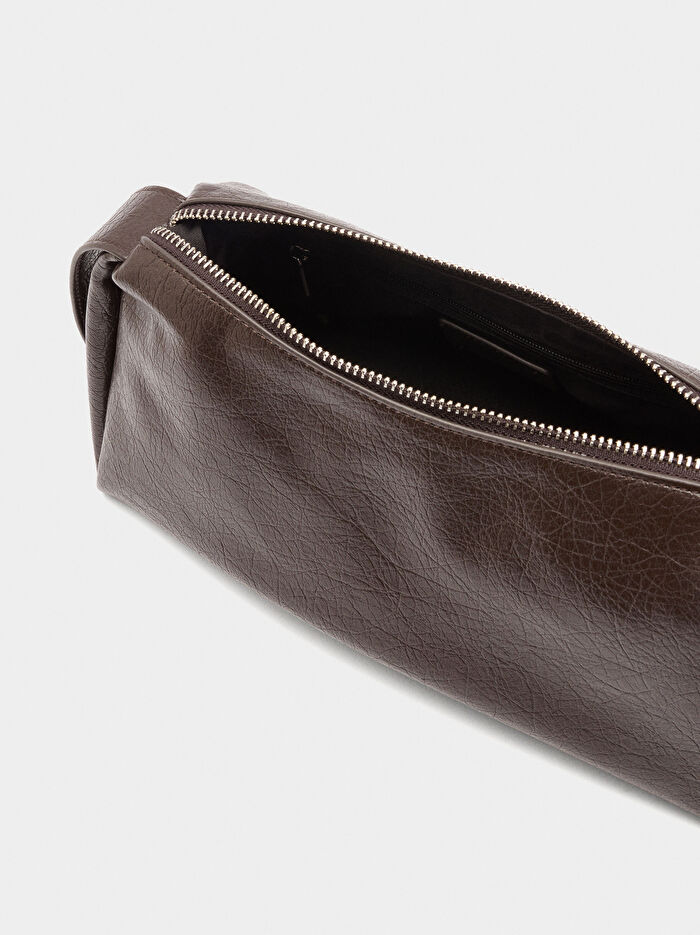 Çatlak Efektli Çapraz Askılı Çanta