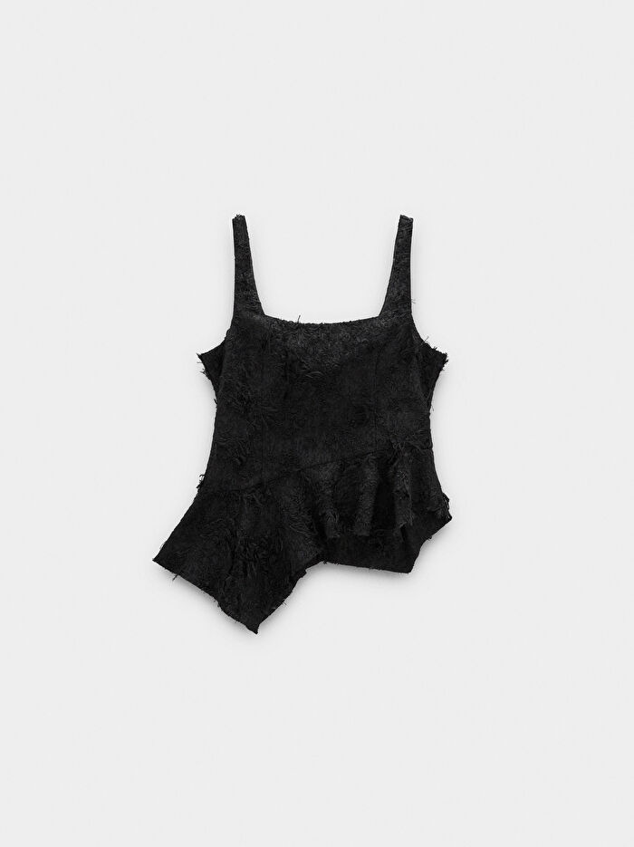 Asimetrik Jakarlı Üst