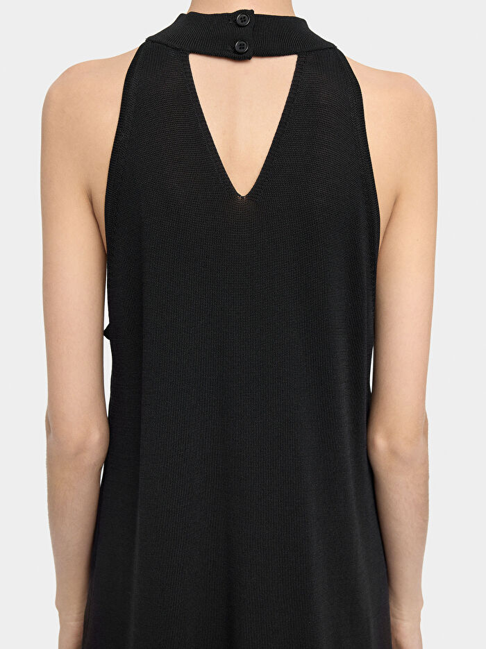 Asimetrik Örme Elbise