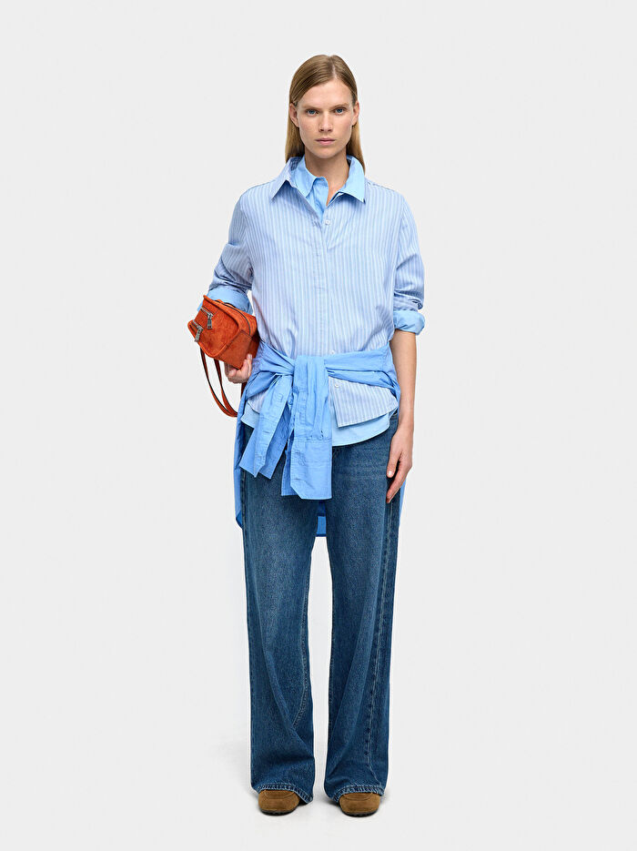 İnce Çizgili Gömlek