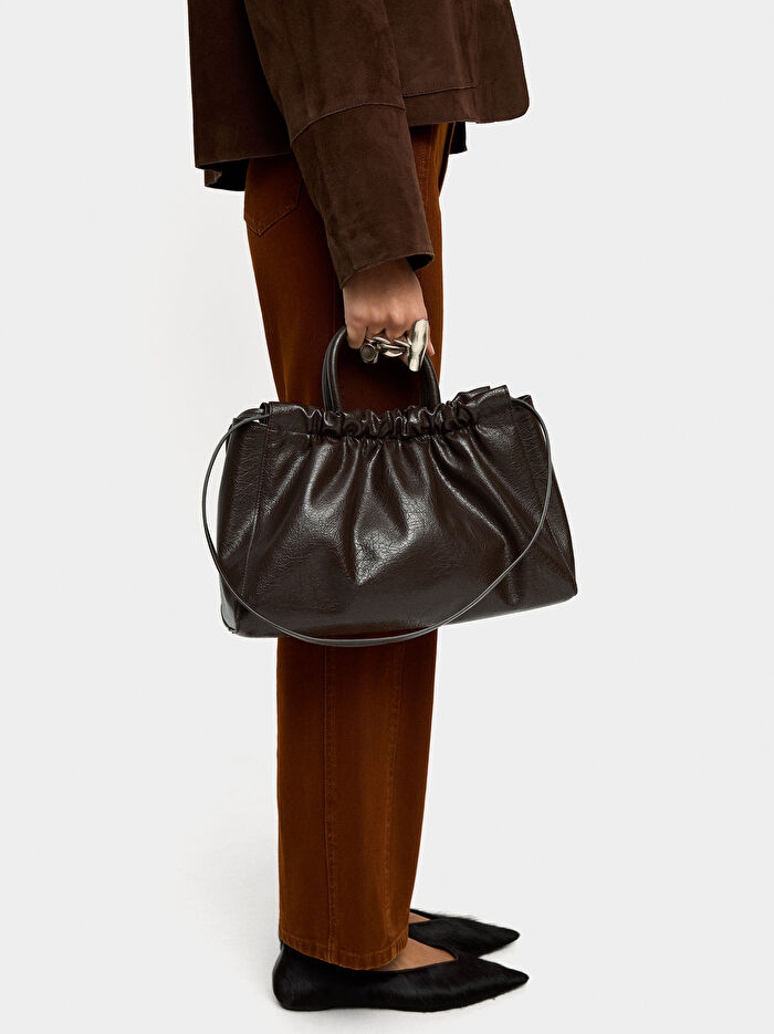 Büzgülü Shopper Çanta