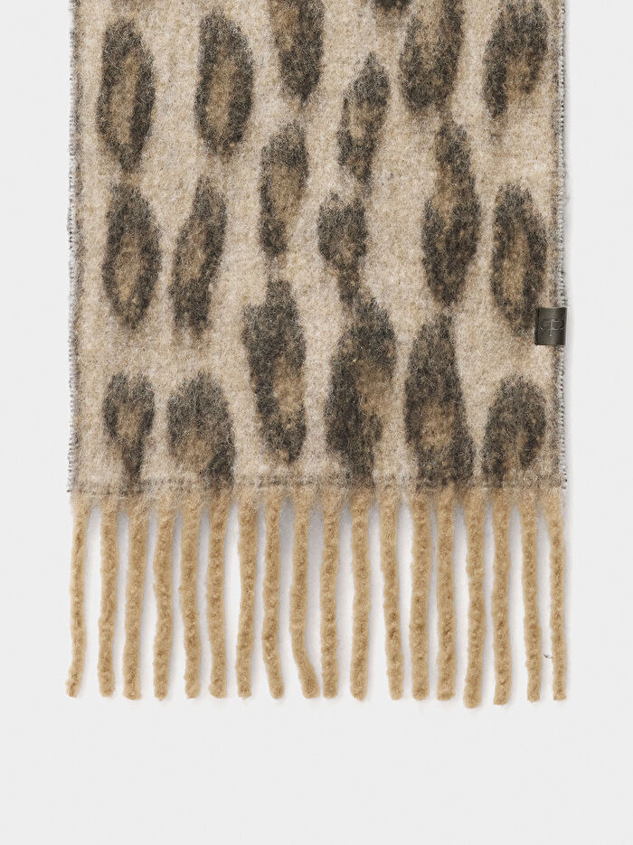 Püsküllü Desenli Atkı