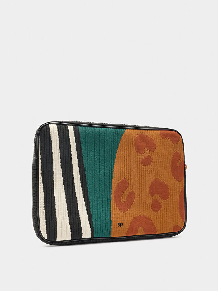 Desenli 13 İnç Laptop Kılıfı