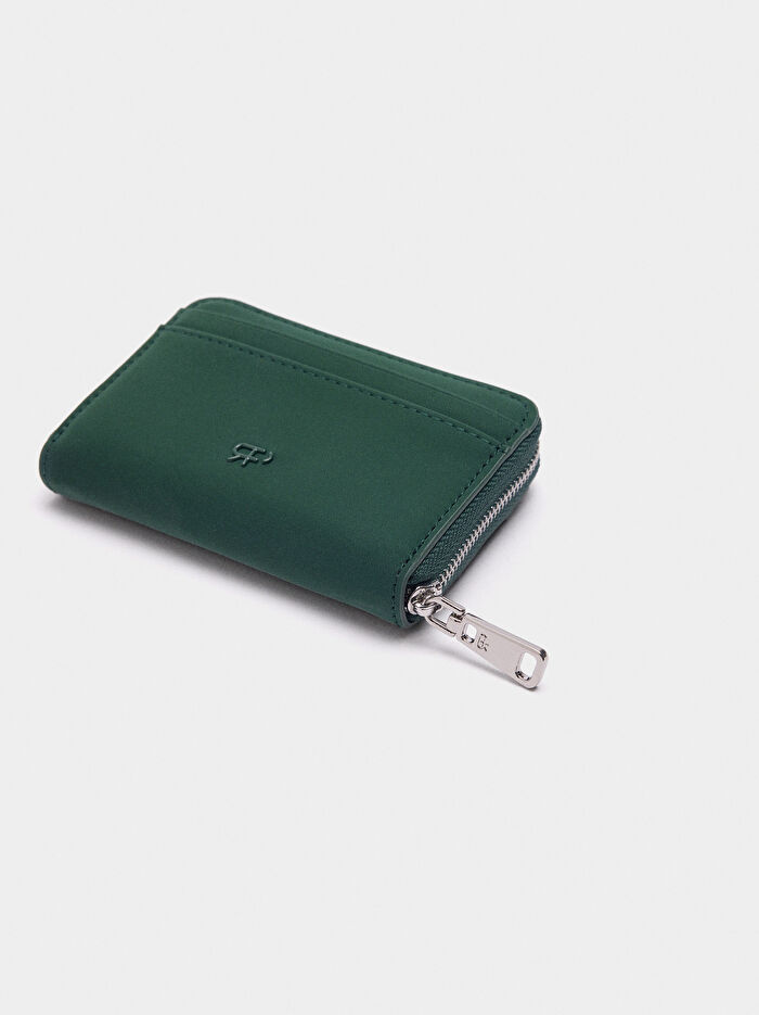 Fermuarlı Yumuşak Dokulu Cüzdan