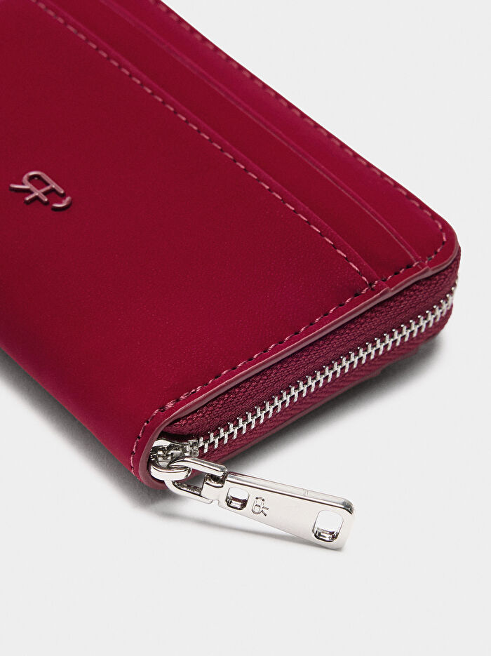 Fermuarlı Yumuşak Dokulu Cüzdan