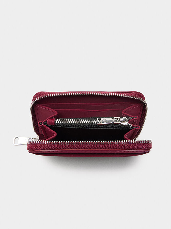 Fermuarlı Yumuşak Dokulu Cüzdan