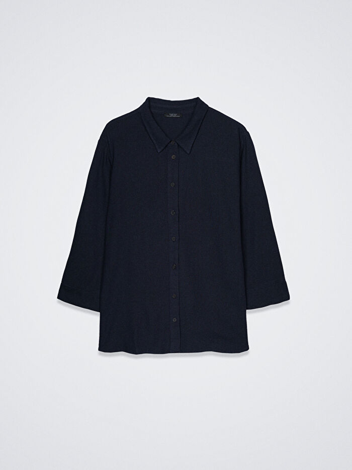 Keten İçerikli Gömlek