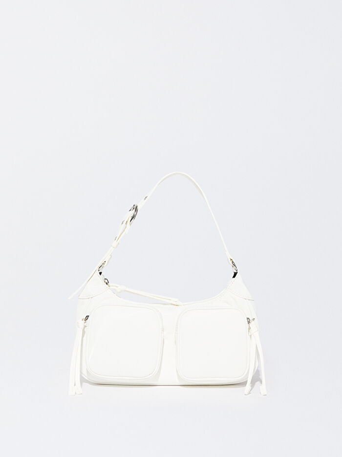 Dış Cepli Omuz Çantası