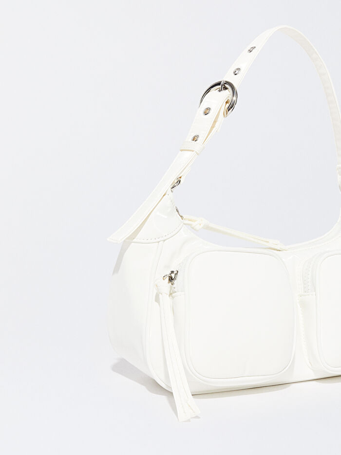 Dış Cepli Omuz Çantası