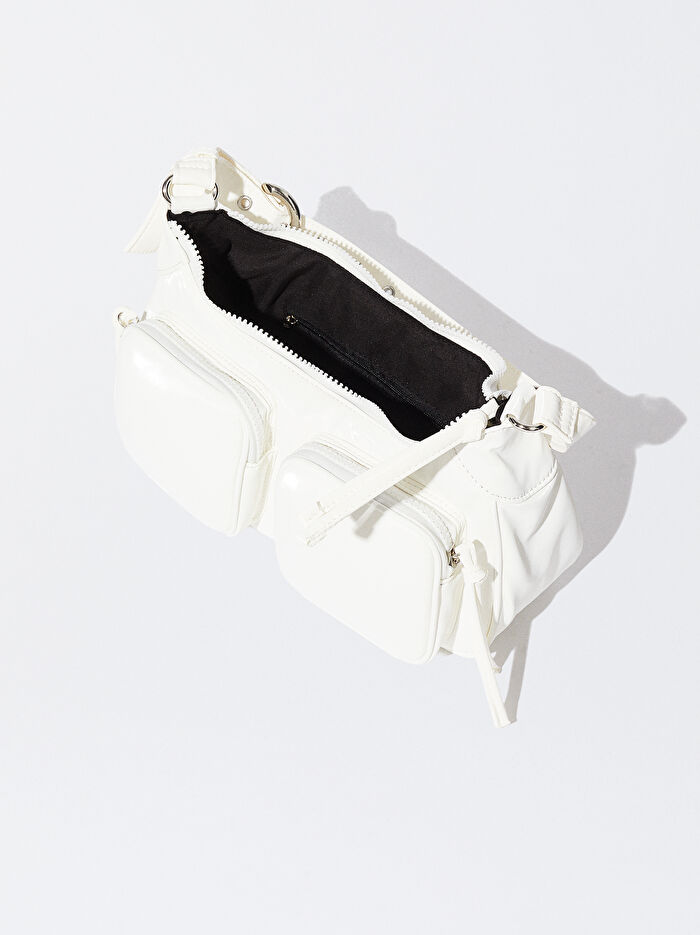 Dış Cepli Omuz Çantası