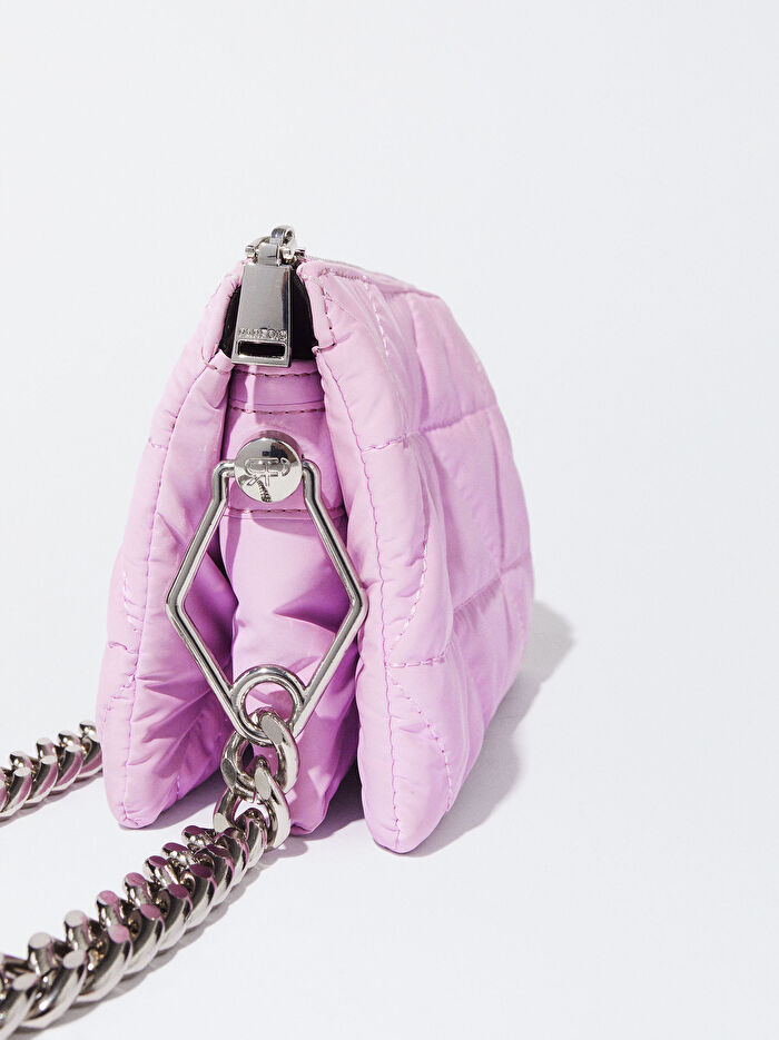 Kapitone Omuz Çantası