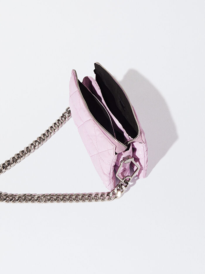 Kapitone Omuz Çantası