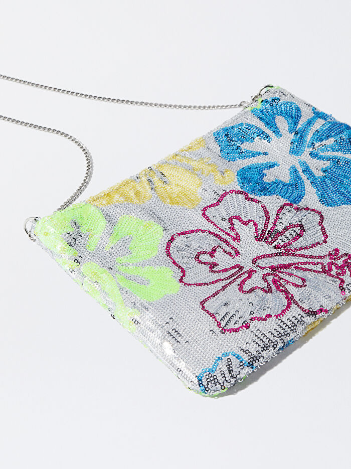 Boncuklu Parti Çapraz Askılı Çanta