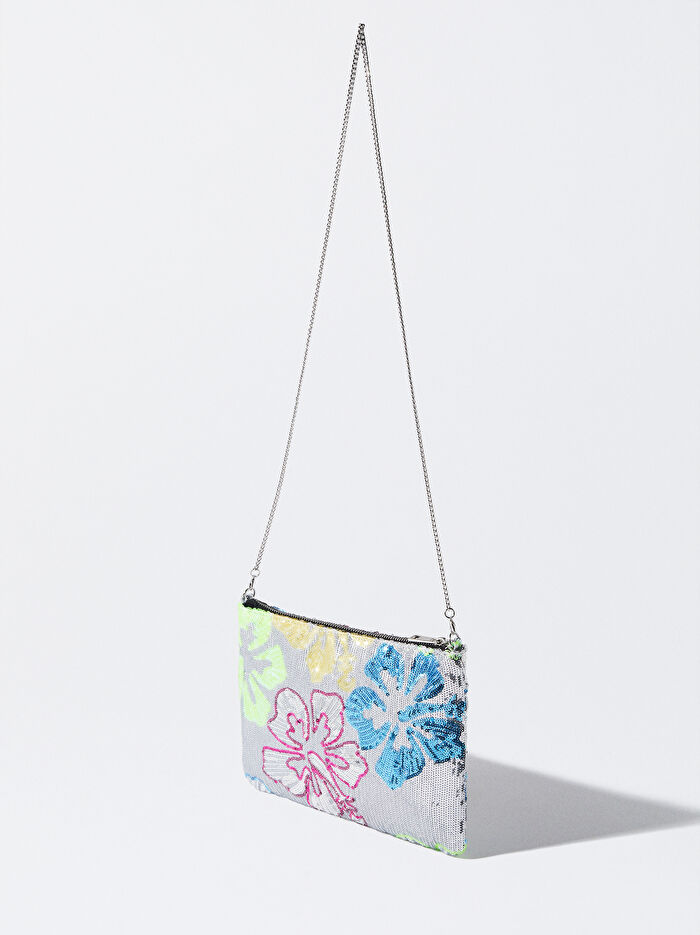 Boncuklu Parti Çapraz Askılı Çanta