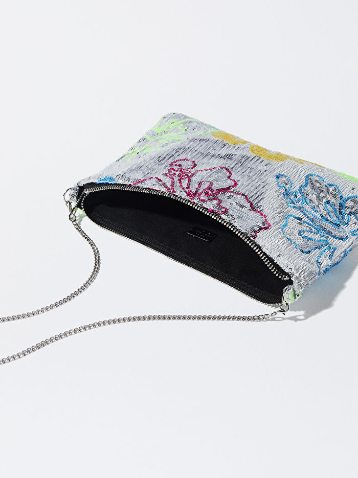 Boncuklu Parti Çapraz Askılı Çanta