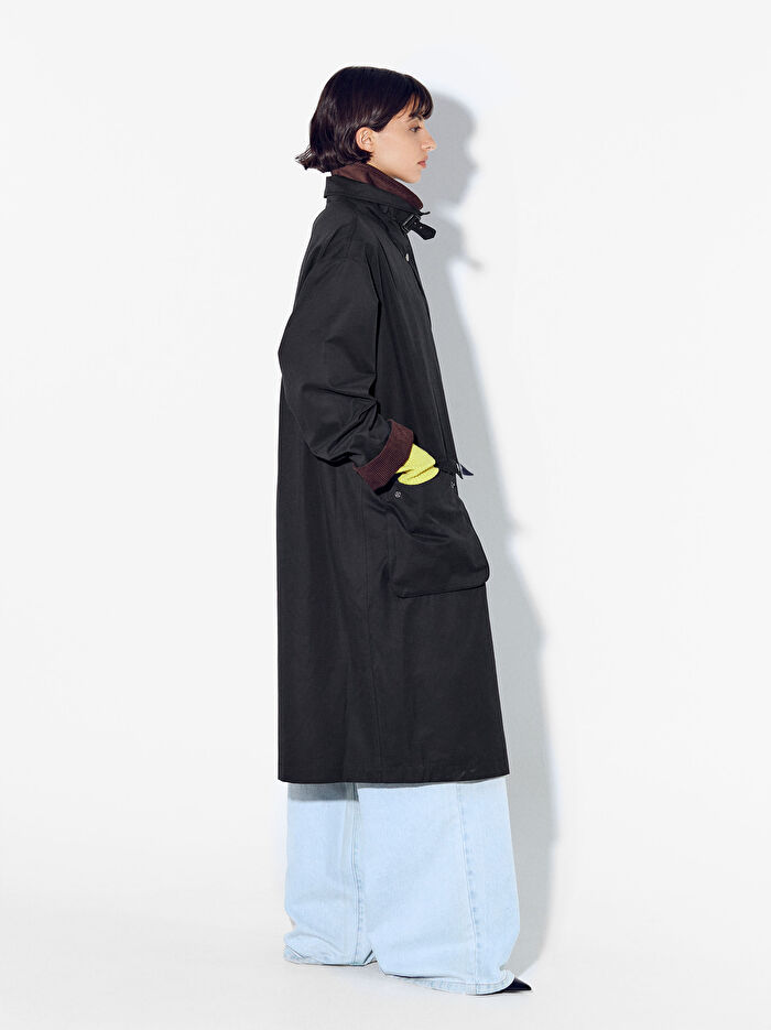 Cepli ve Kapüşonlu Uzun Parka